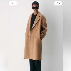 Aritzia The Slouch Coat - Soft Wool Cashmere